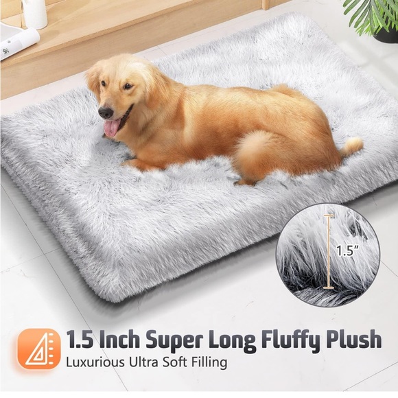 Thicken Luxurious Soft Plush Dog Beds for Large Dogs Without Shedding, U… - Picture 4 of 6